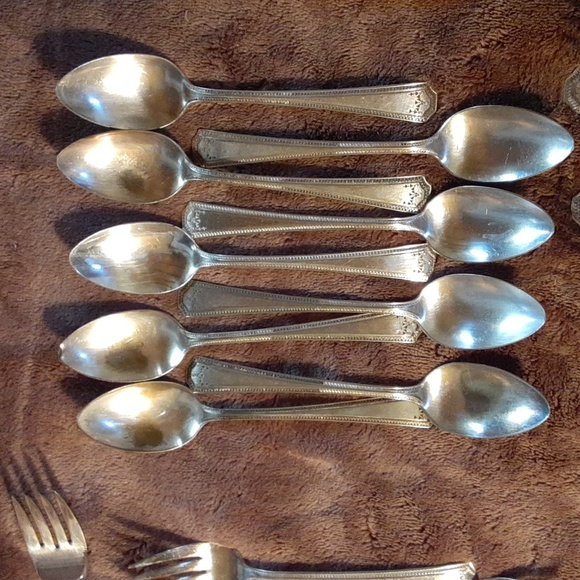 Vintage set (36 pcs) of silverware E.P.N.S., SILVER PLATE - Picture 3 of 16